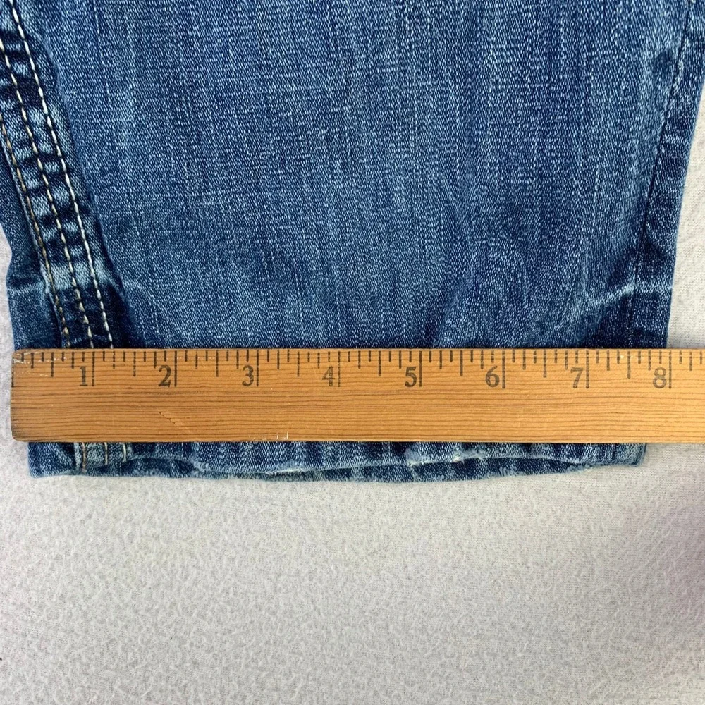 BKE Ryan Straight‎ Leg Jeans Men's 34S Blue Denim 100% Cotton Western Stretch